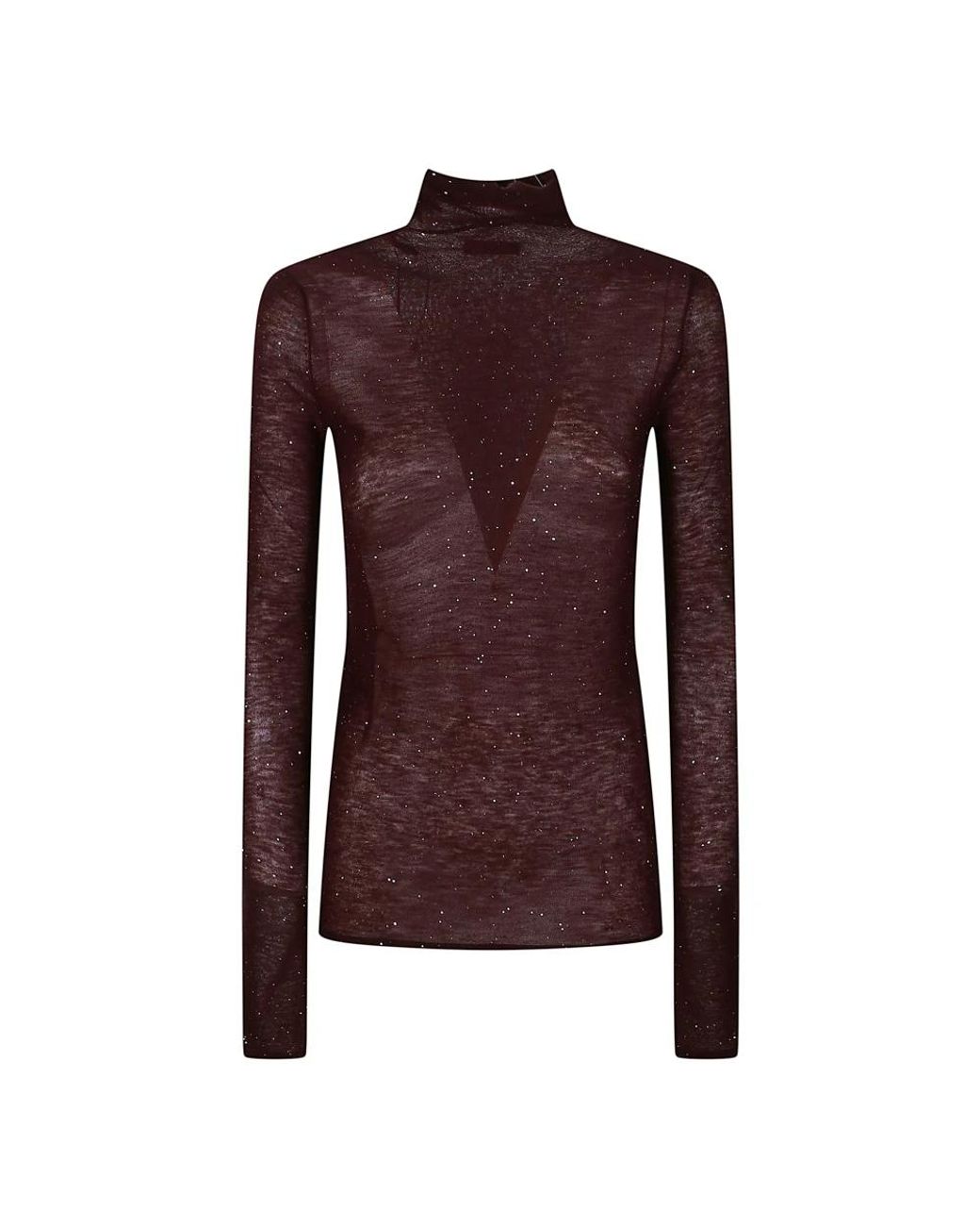 Pinko Purple Turtlenecks