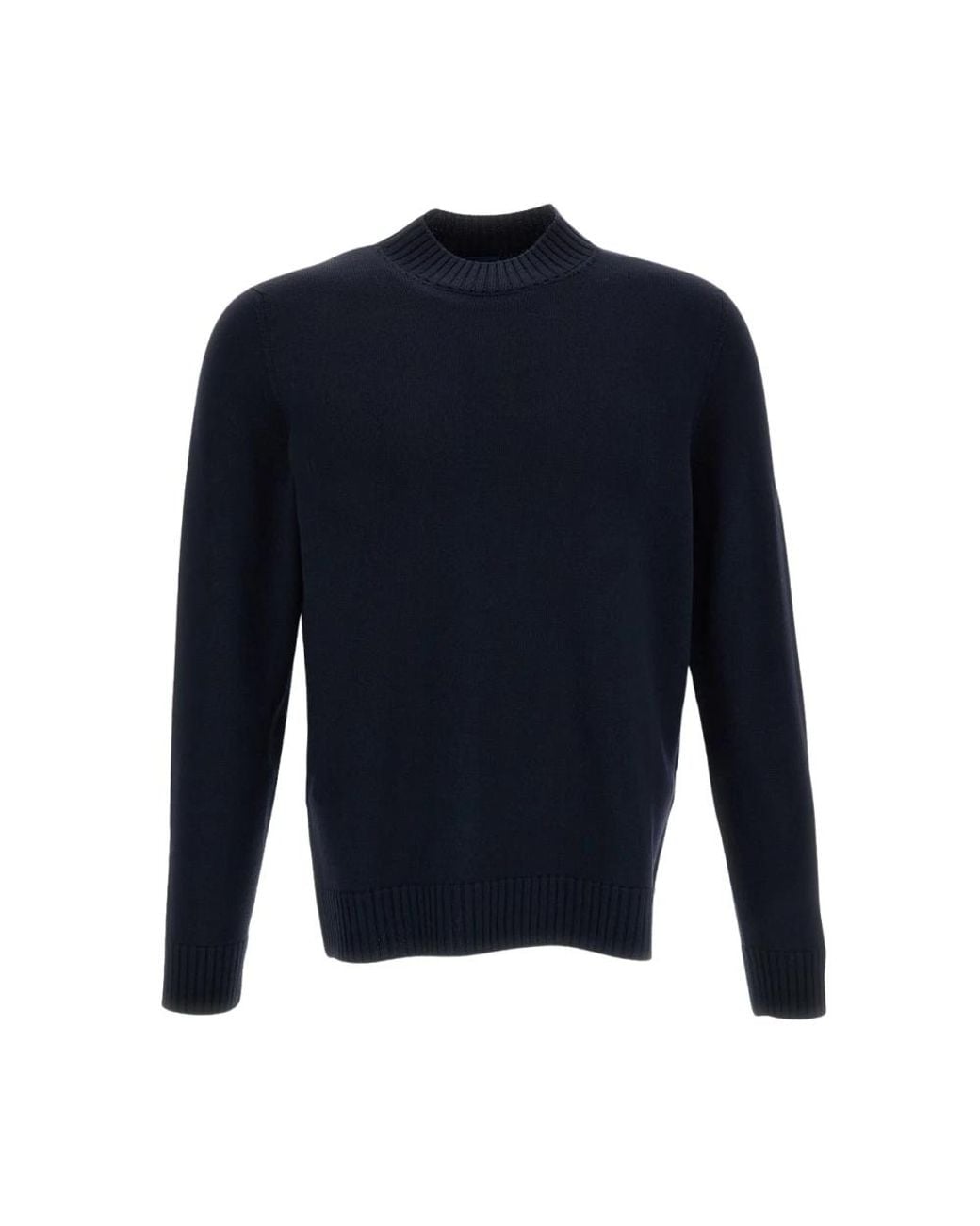 Drumohr Blue Round-Neck Knitwear for men