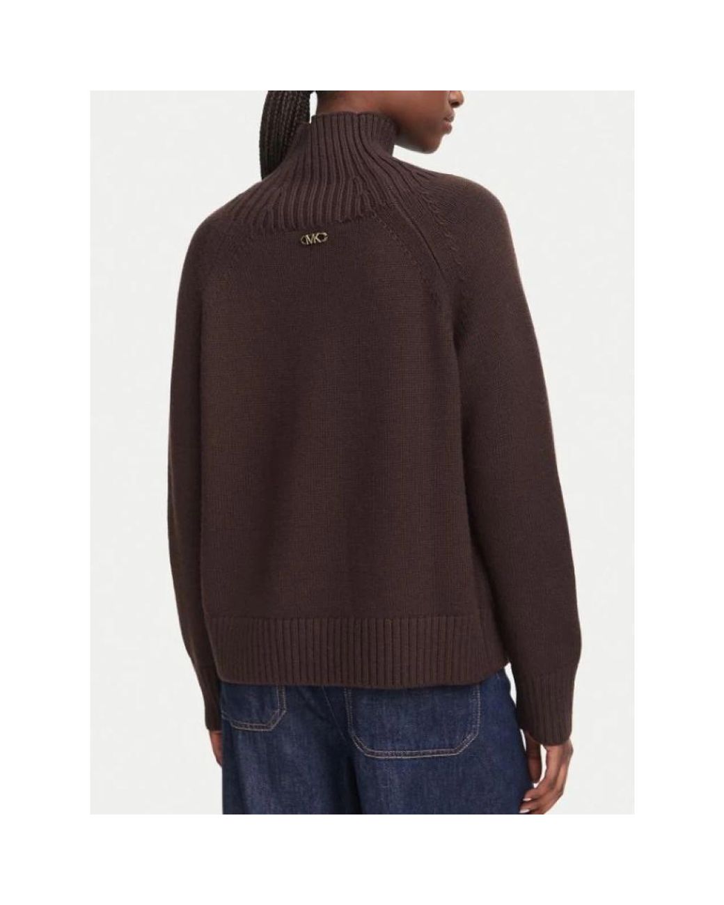 Michael Kors Brown Turtlenecks