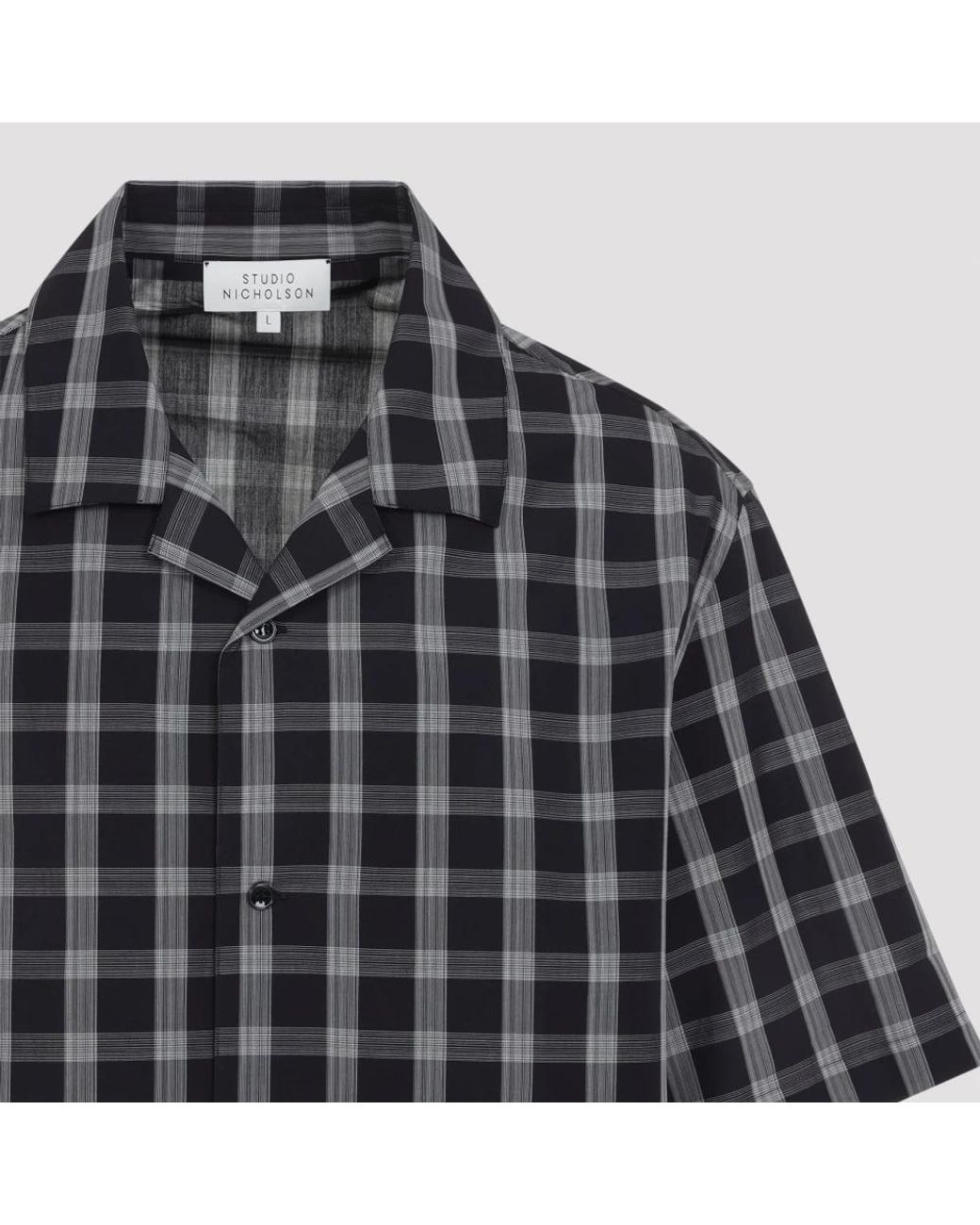 Studio Nicholson Black Short Sleeve Shirts for men