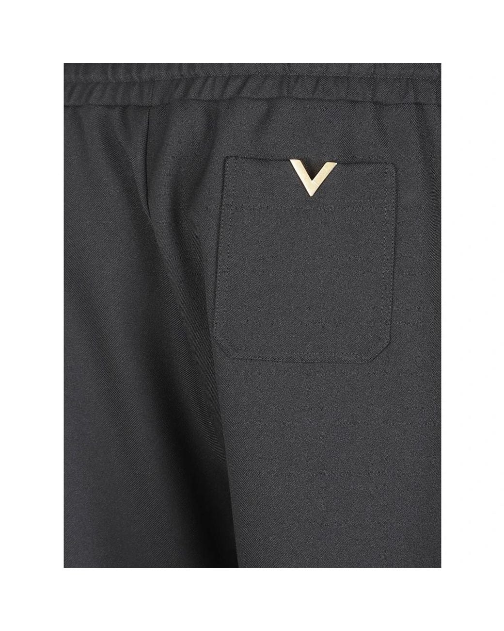 Valentino Garavani Gray Straight Trousers for men