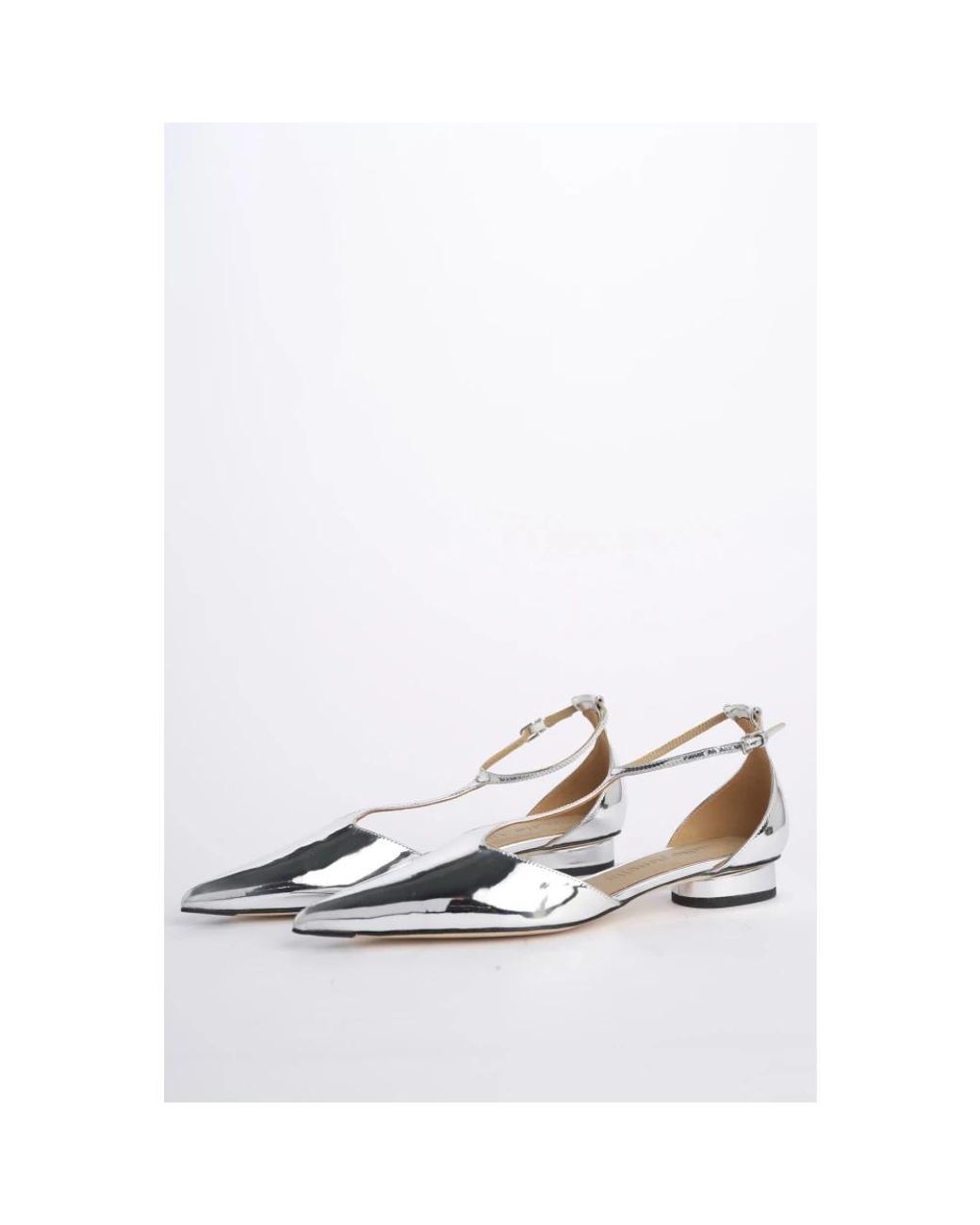 STUDIO AMELIA White Ballerina Shoes