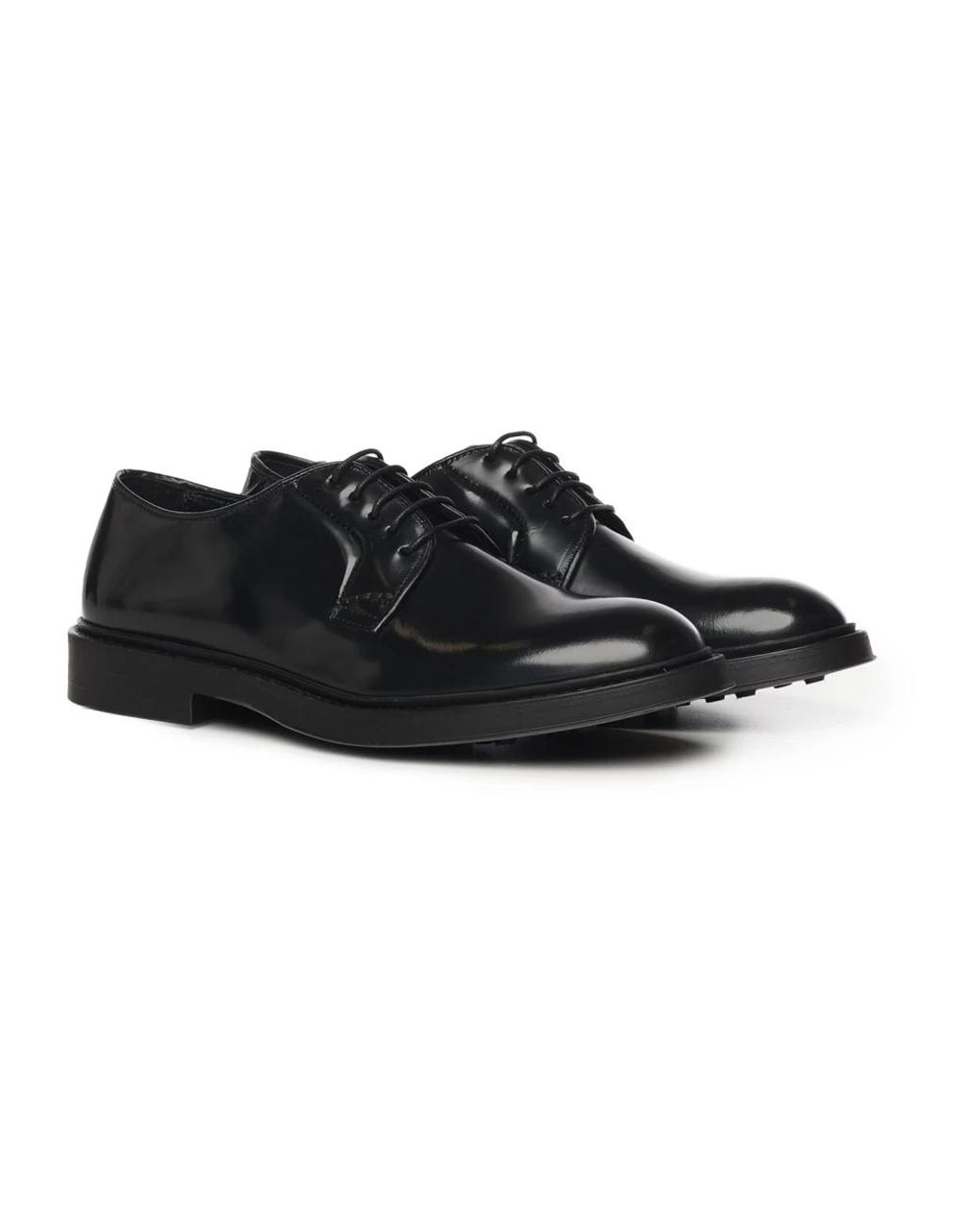 Giuliano Galiano Black Dress Shoes for men