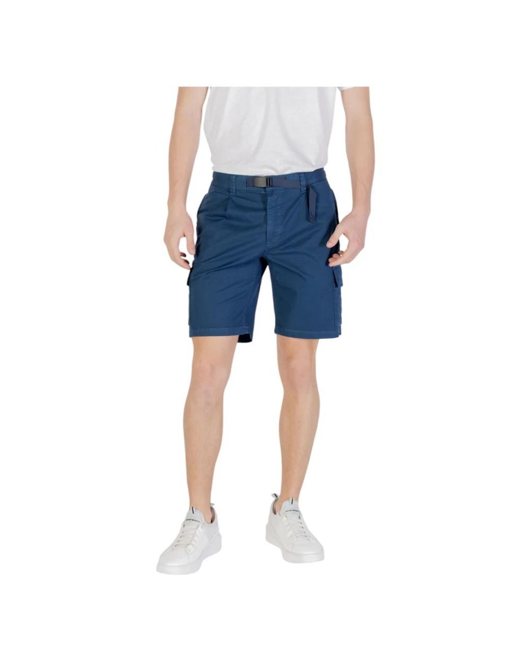Boss Blue Casual Shorts for men