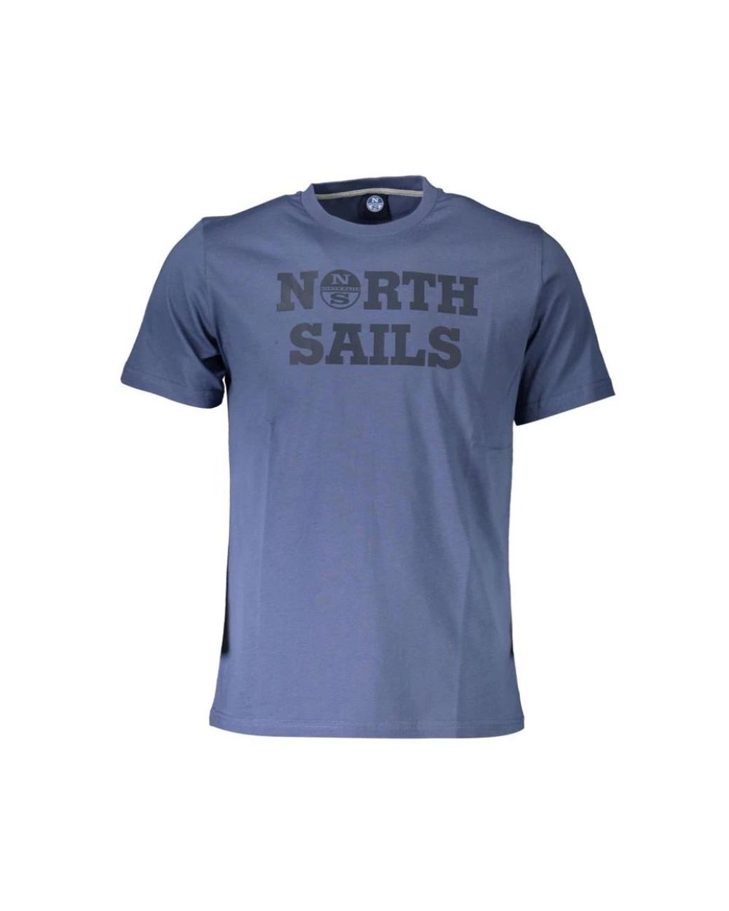 North Sails Tops ,Blauw ,Katoen Blauw Katoen T-Shirt in het Blue voor heren