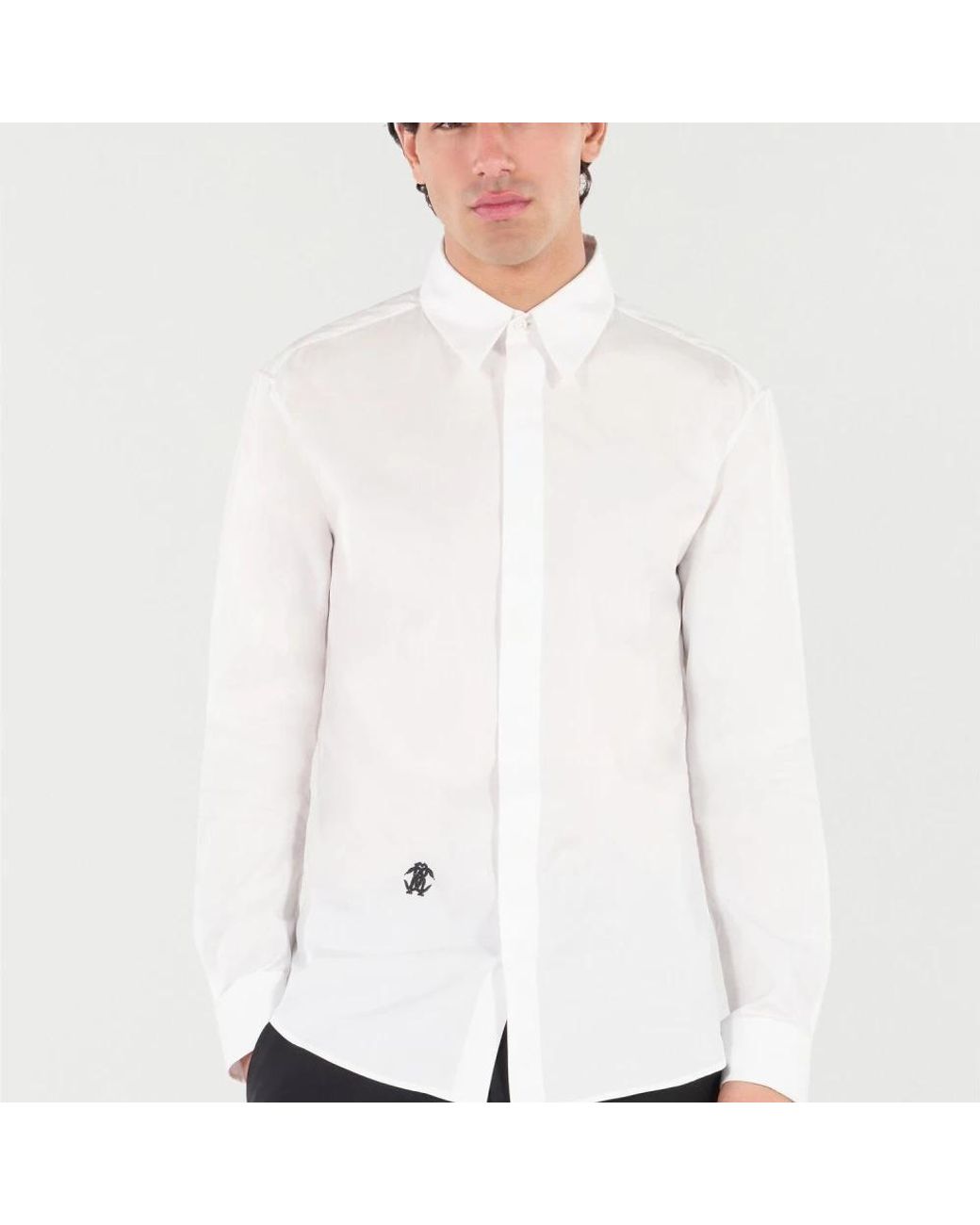 Roberto Cavalli White Formal Shirts for men