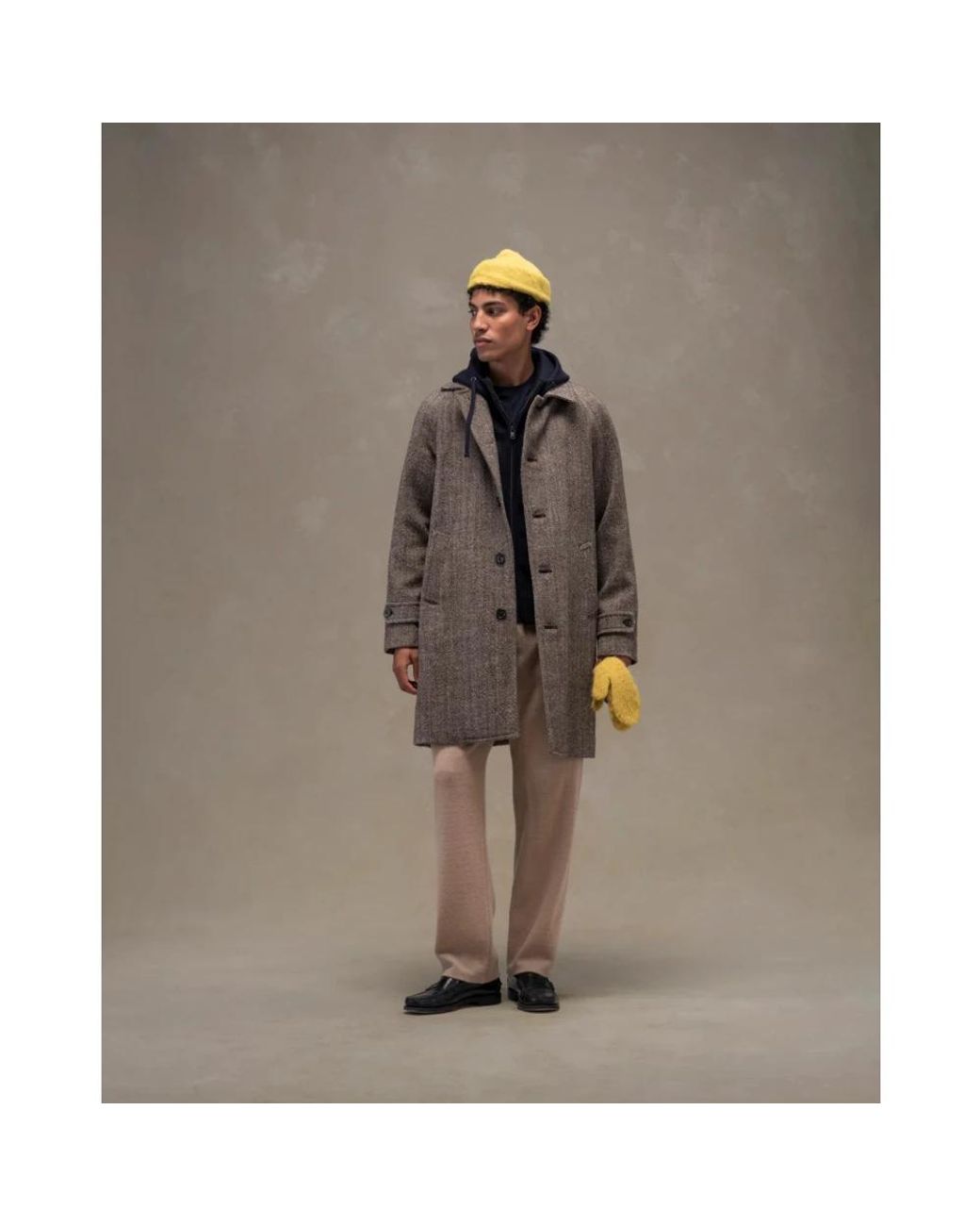 Circolo 1901 Gray Single-Breasted Coats for men