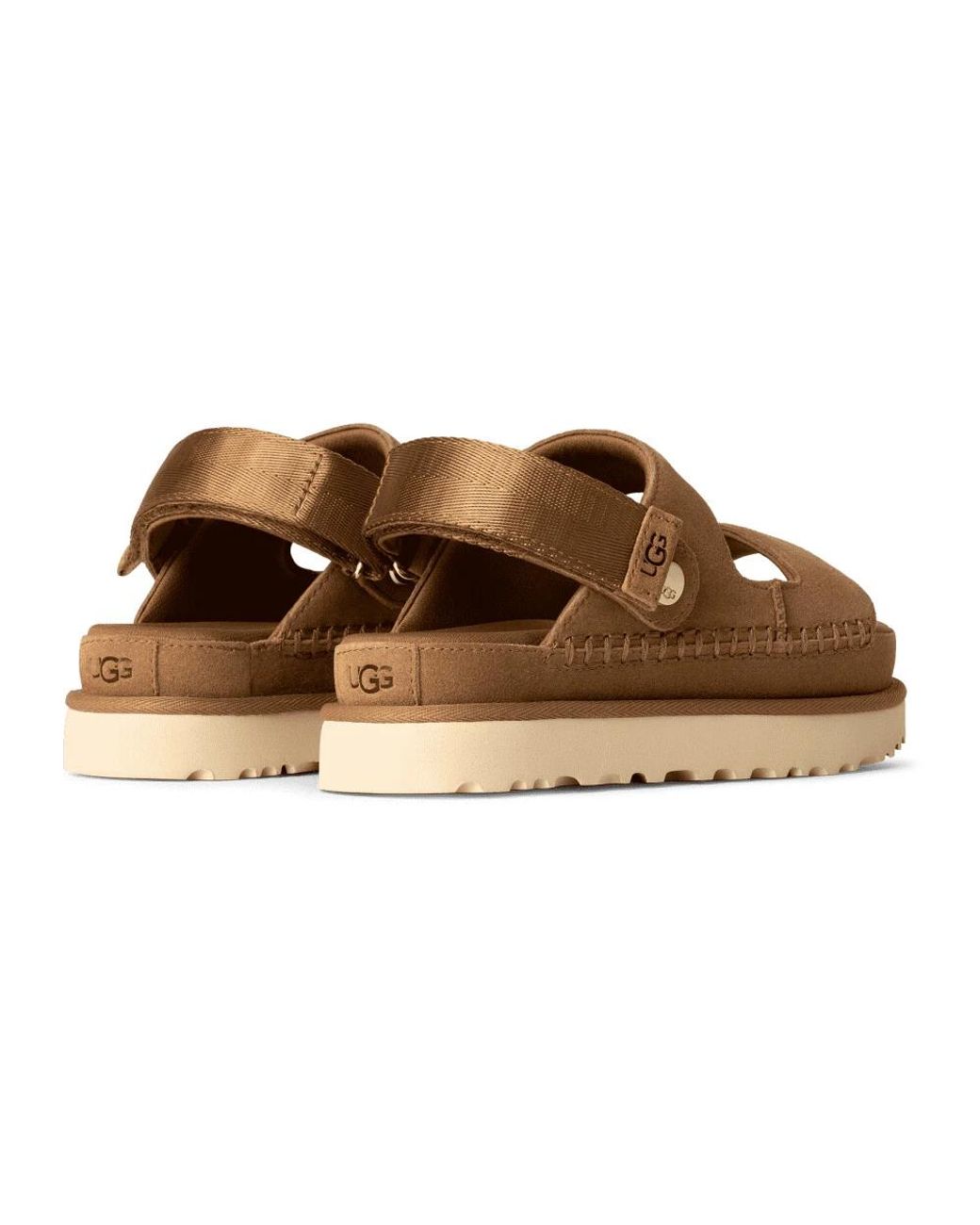 Ugg Brown Goldenstar Glide Sandalen Chestnut