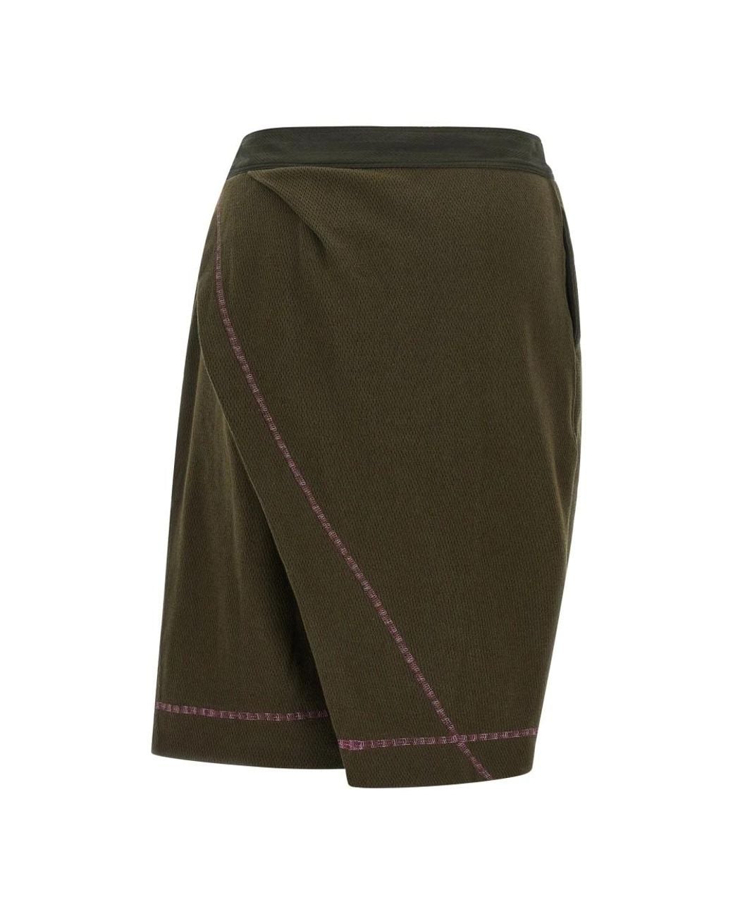 Kiko Kostadinov Green Bermudas