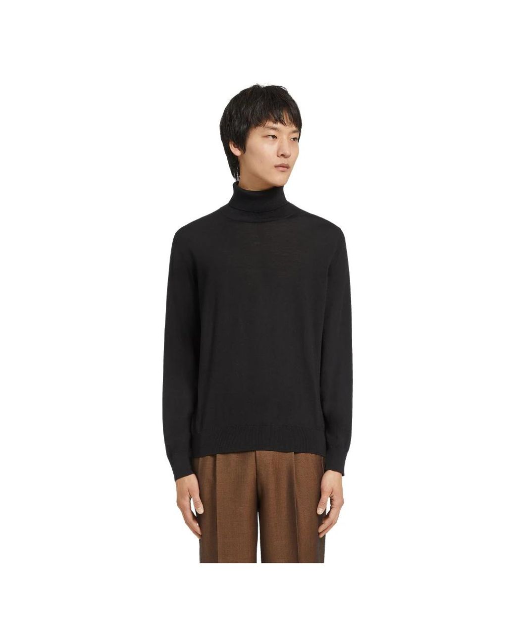 Zegna Black Cashmere Knitwear for men