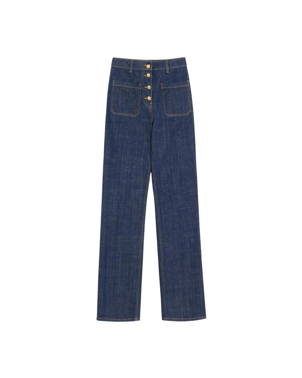Valentino Blue Straight Fit Jeans