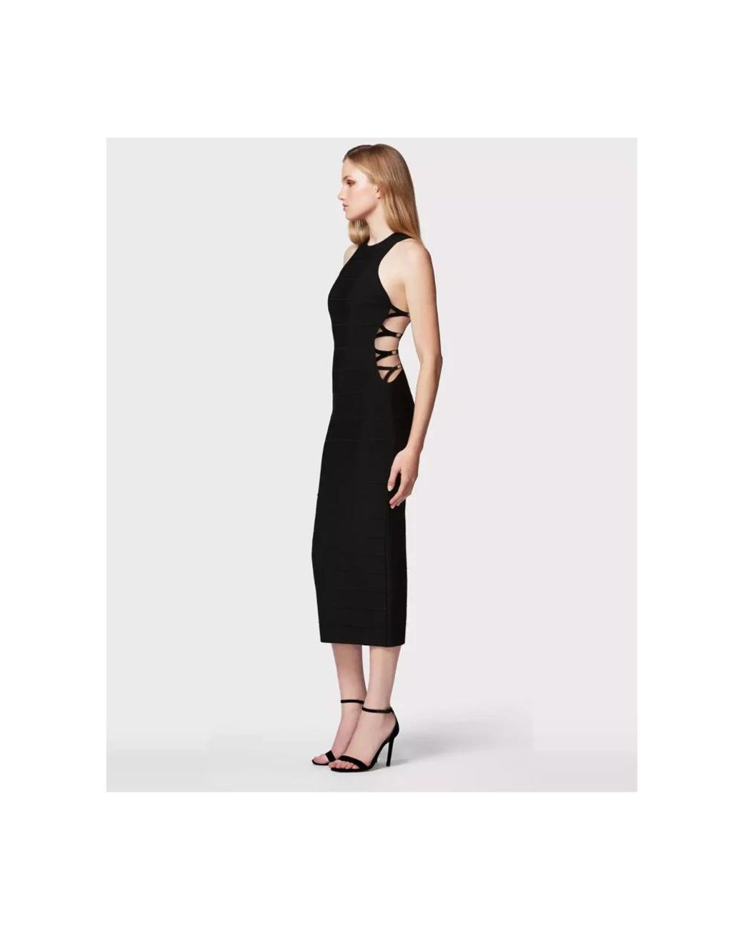 Hervé Léger Black Midi Dresses