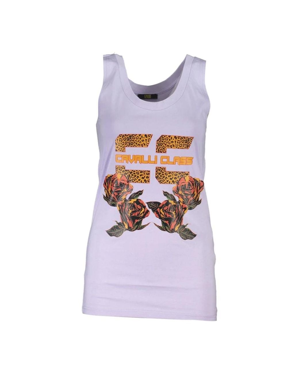 Roberto Cavalli Purple Sleeveless Tops