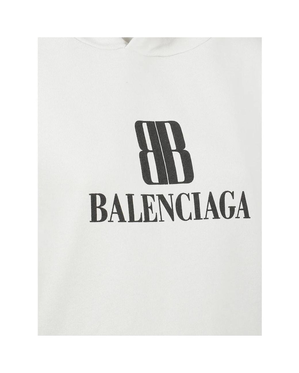Balenciaga White Hoodies