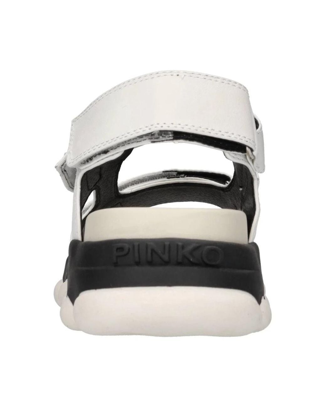 Pinko White Flat Sandals