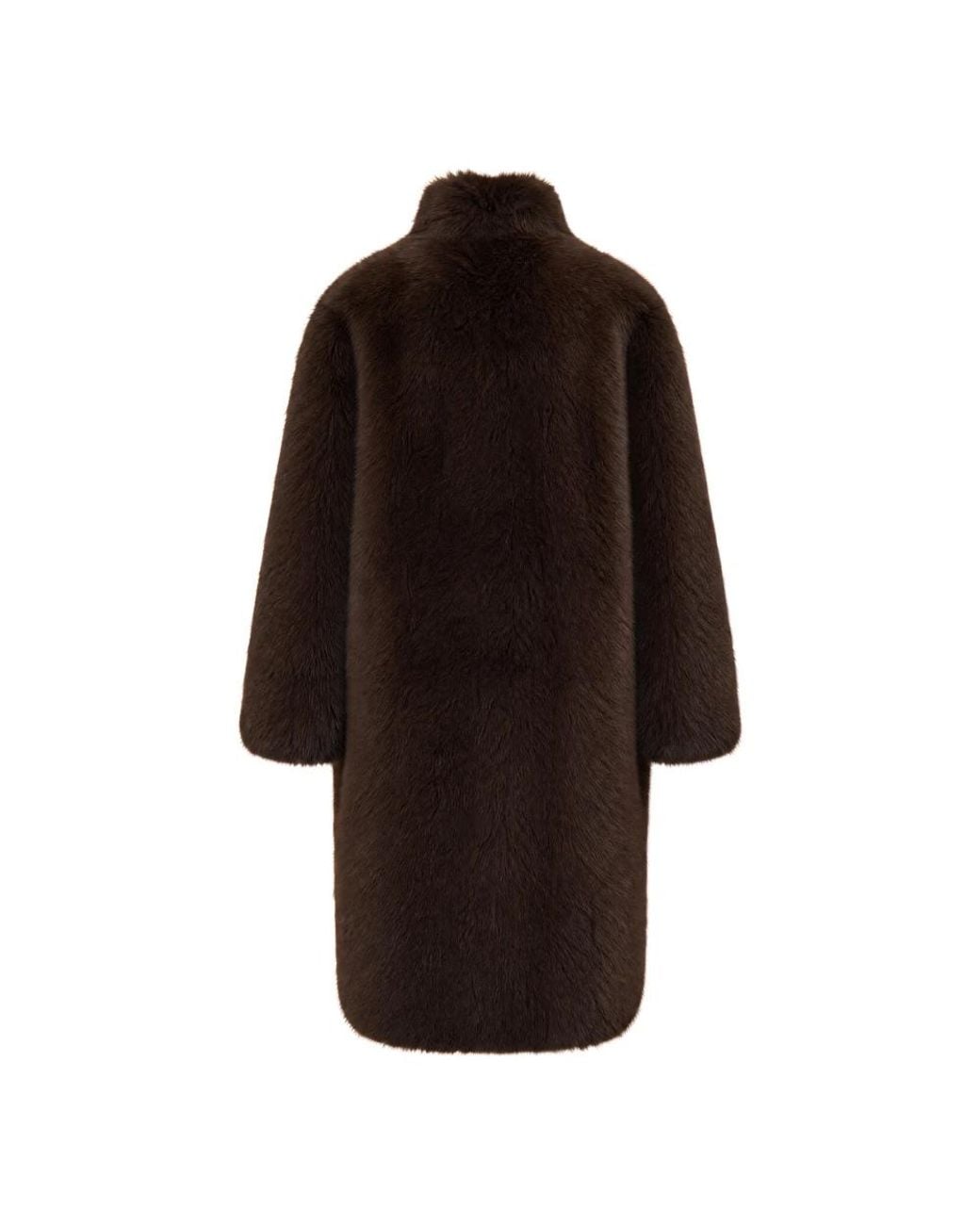 Liu Jo Brown Faux Fur & Shearling Jackets