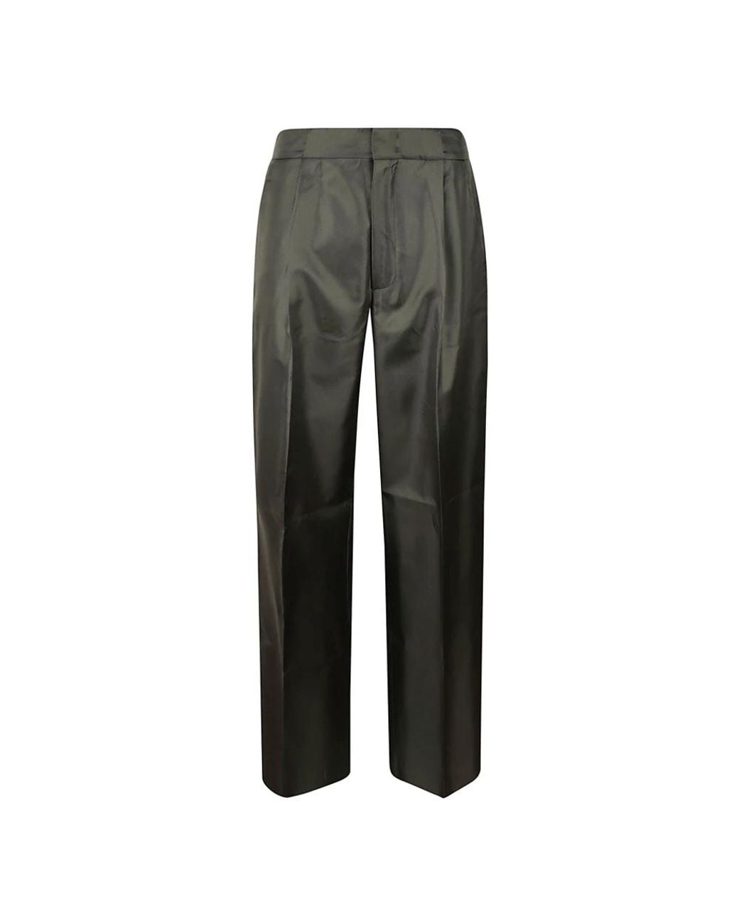 Straight Trousers Sa Su Phi de color Gray