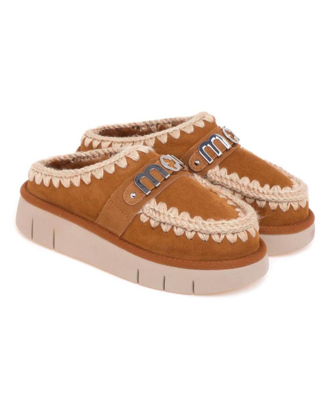 Mules di Mou in Brown