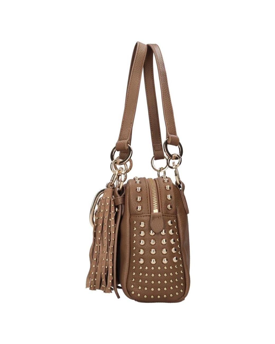 La Carrie Brown Shoulder Bags