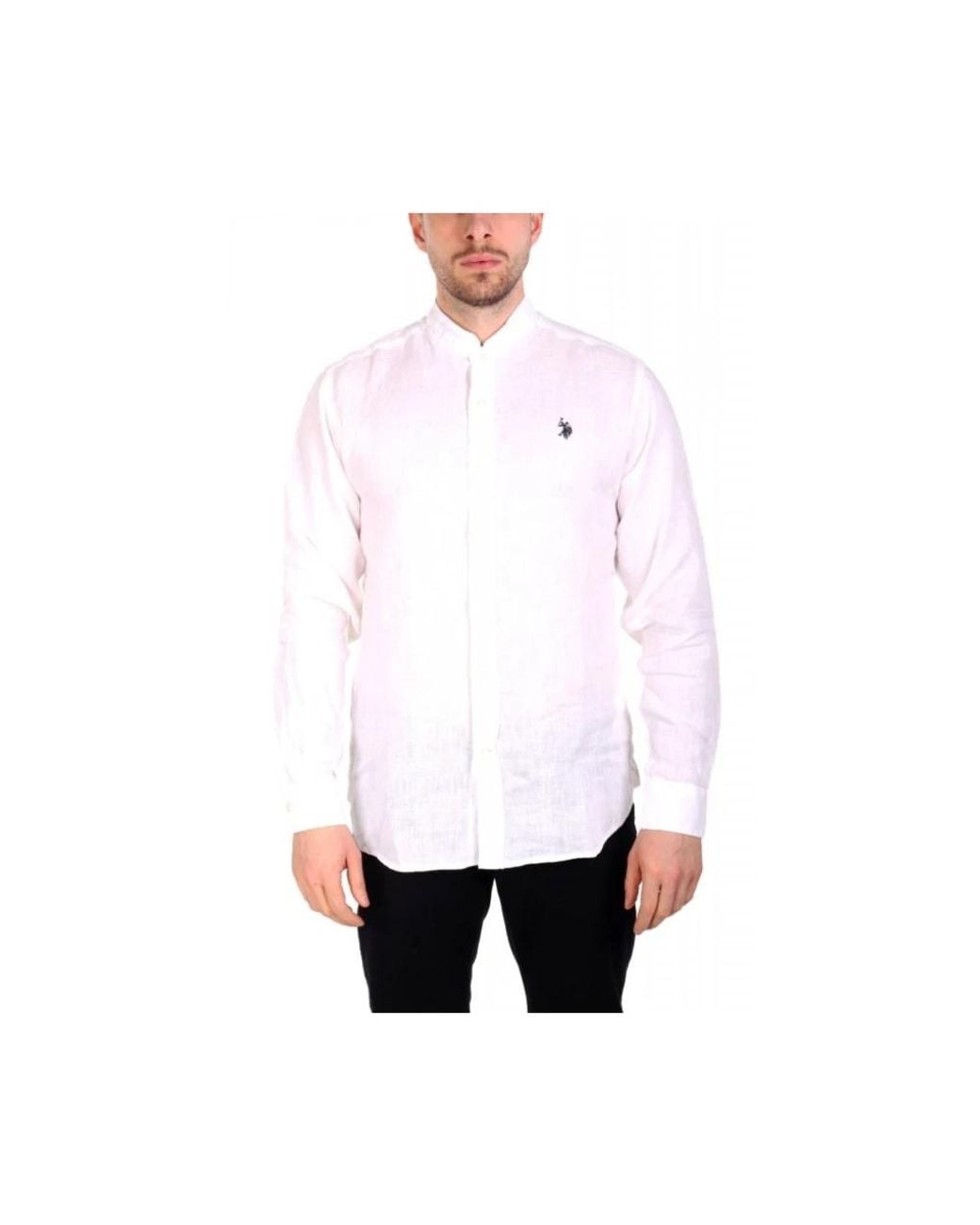 U.S. POLO ASSN. White Casual Shirts for men