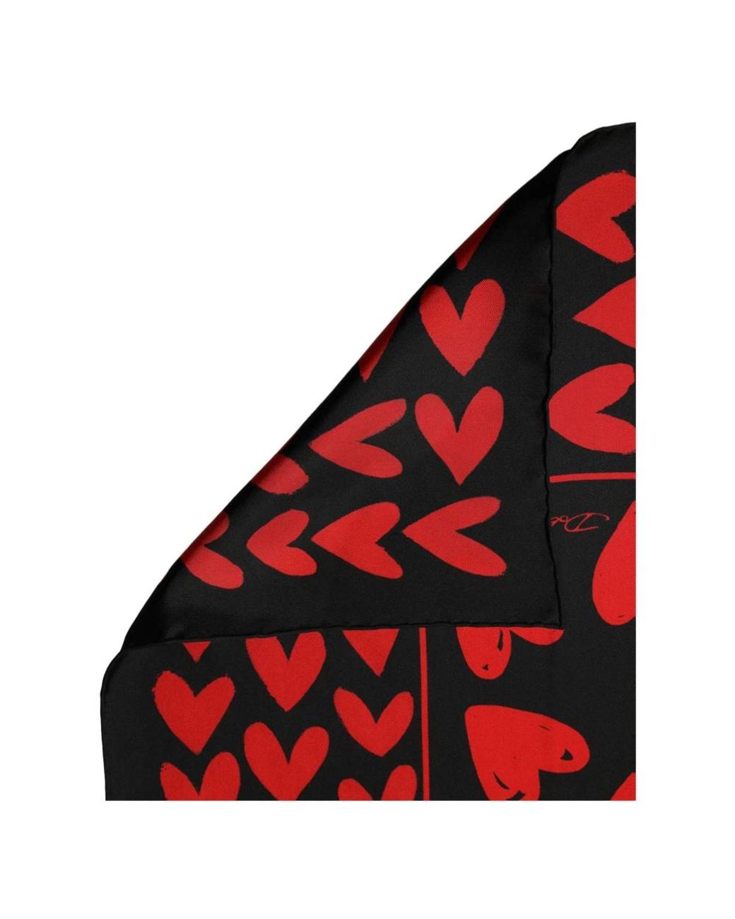 Dolce & Gabbana Red Silk Scarves