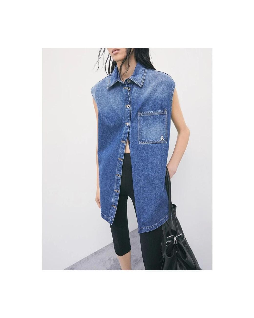 Patrizia Pepe Blue Waistcoats