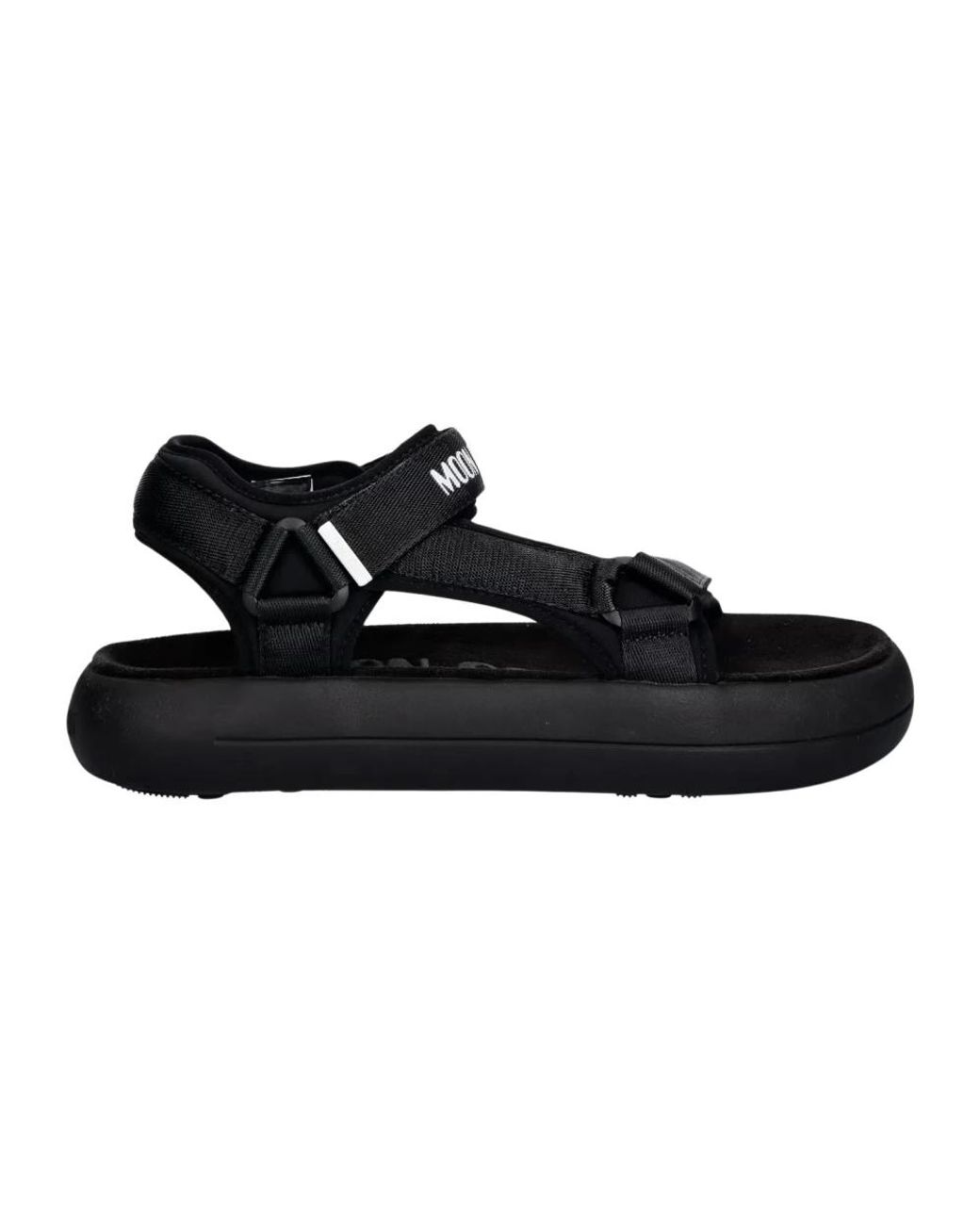 Flat Sandals Moon Boot pour homme en coloris Black