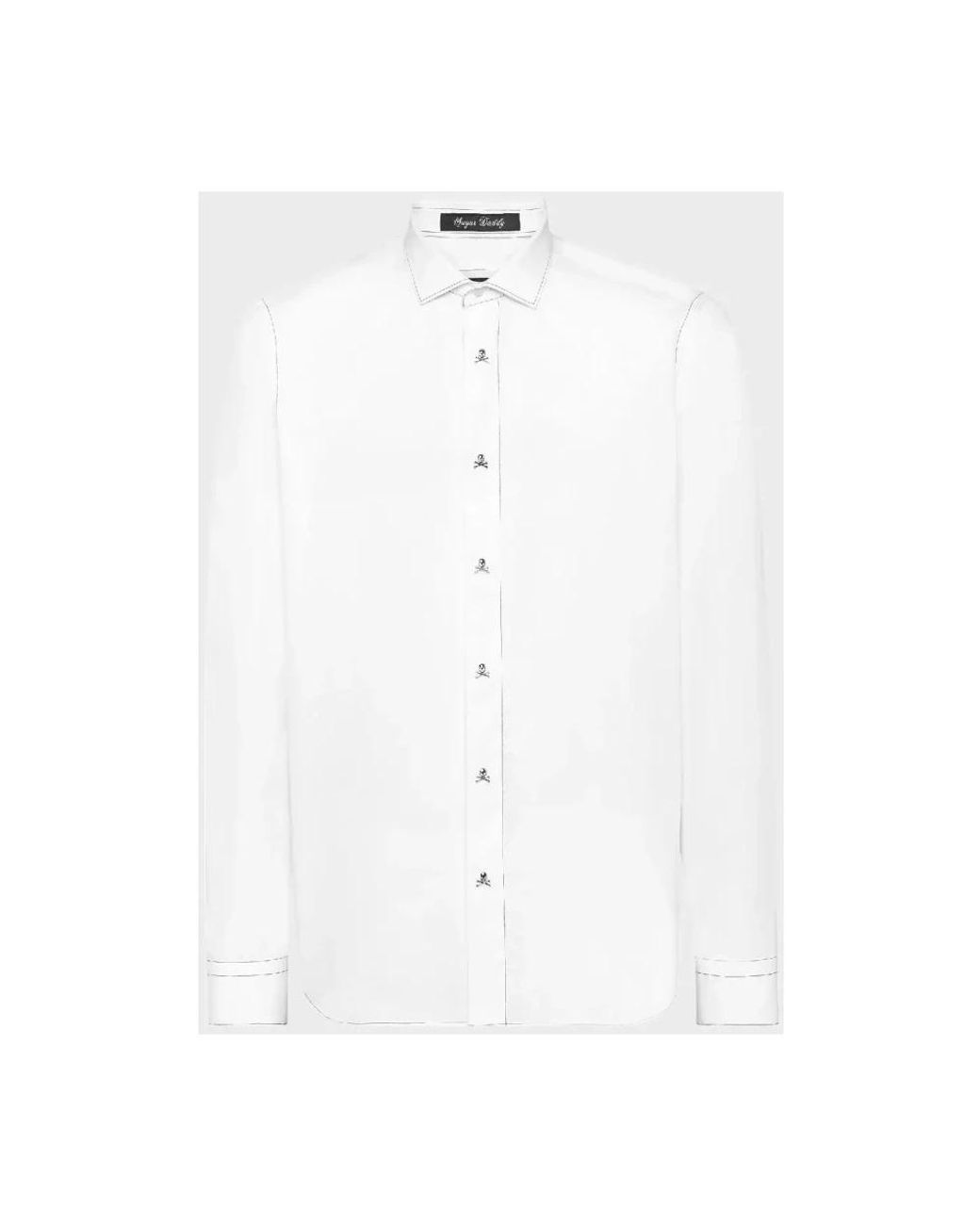 Philipp Plein White Formal Shirts for men