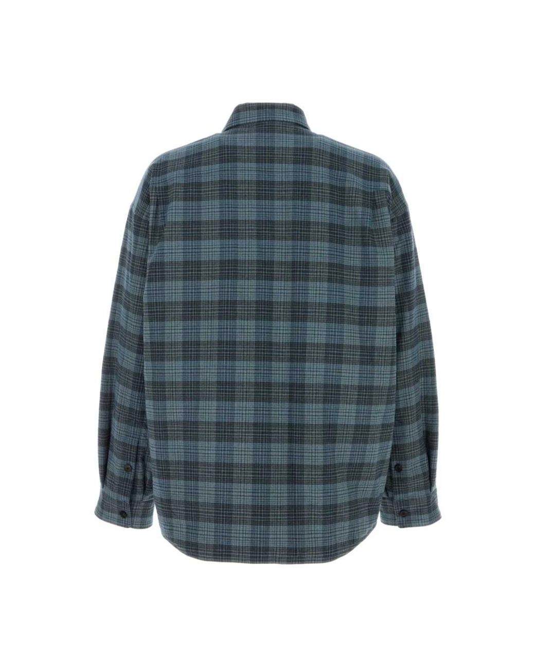 Balenciaga Blue Casual Shirts for men