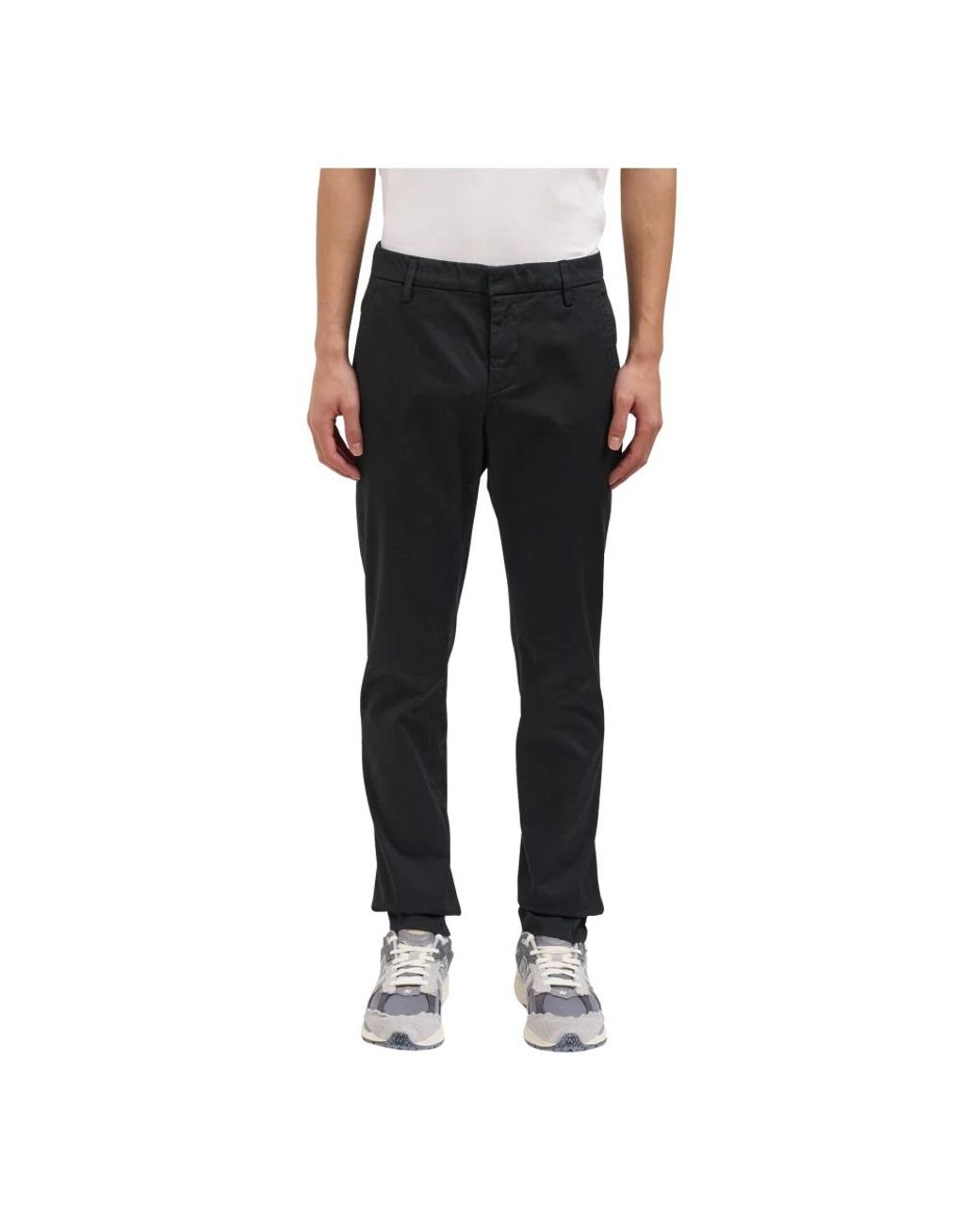 Dondup Black Chinos for men