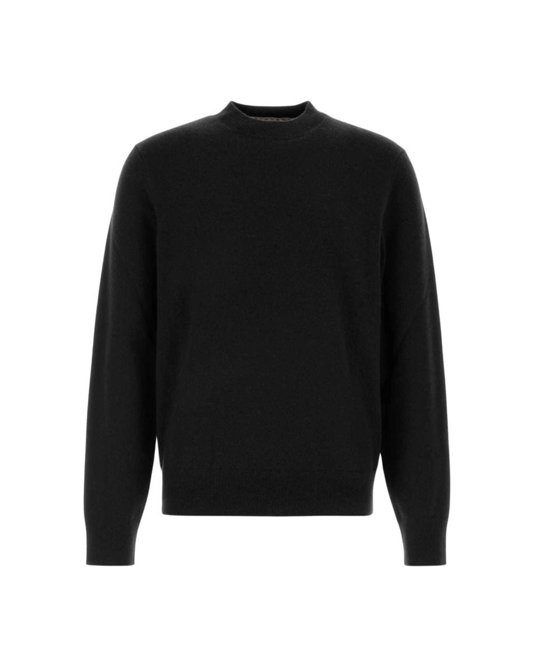 Burberry Black Round-Neck Knitwear for men