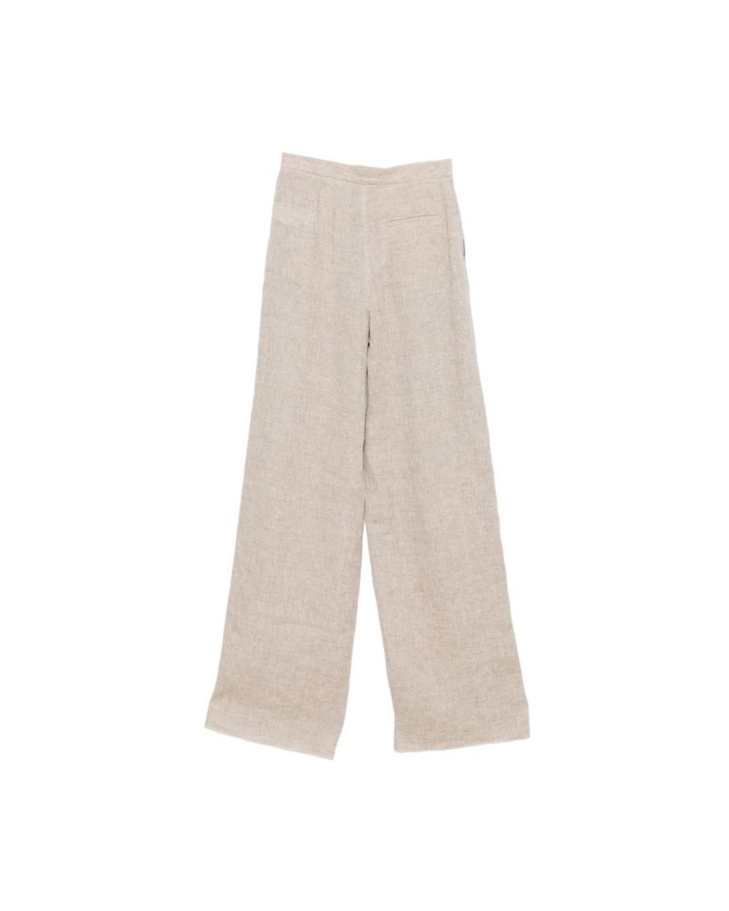 Emporio Armani Gray Wide Trousers