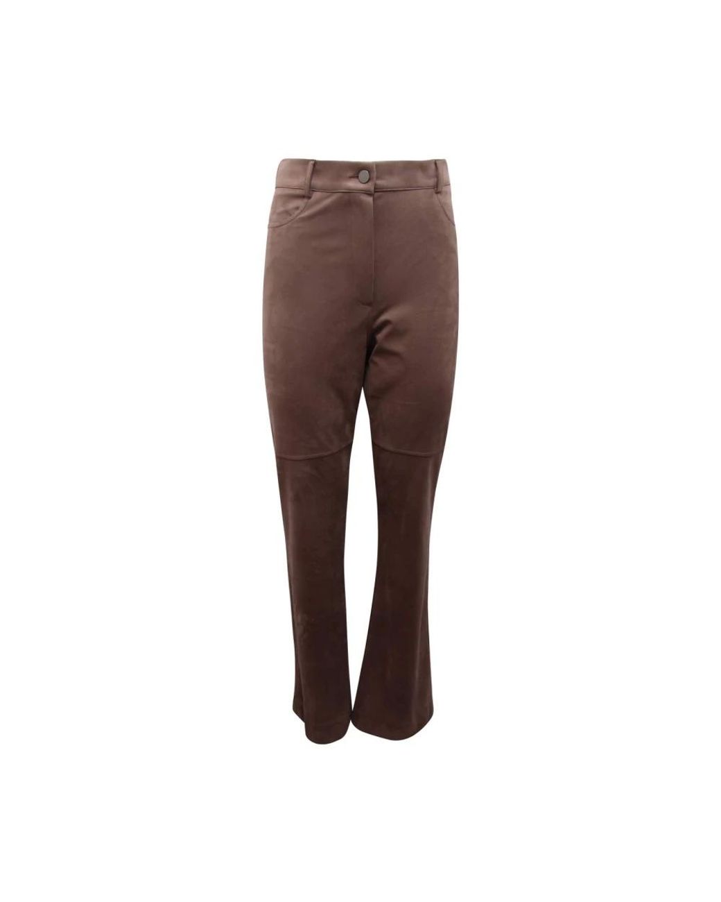 D.exterior Brown Wide Trousers