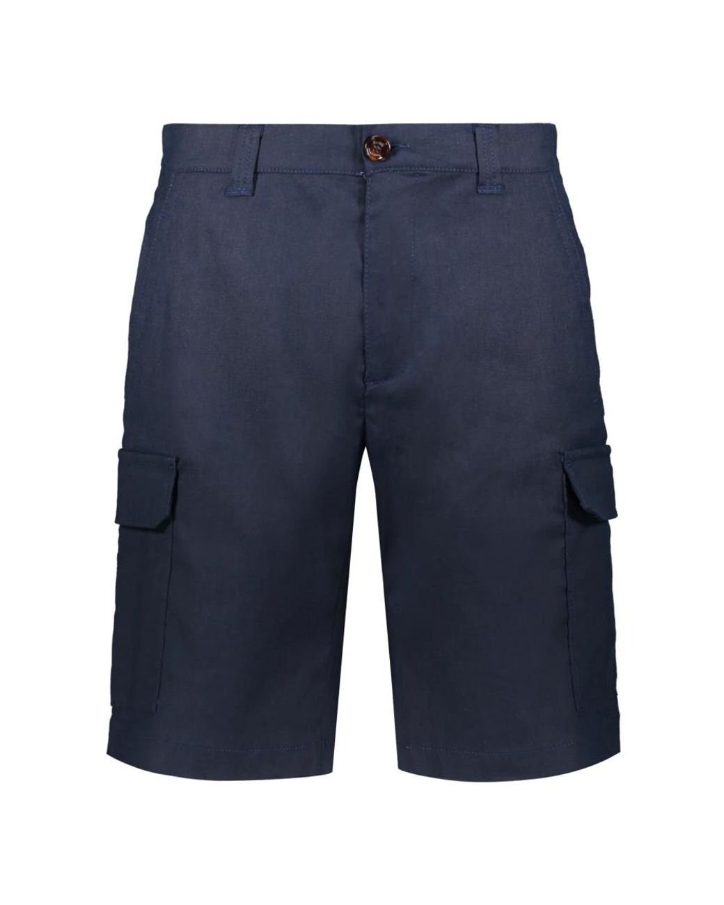 Moorer Blue Casual Shorts for men