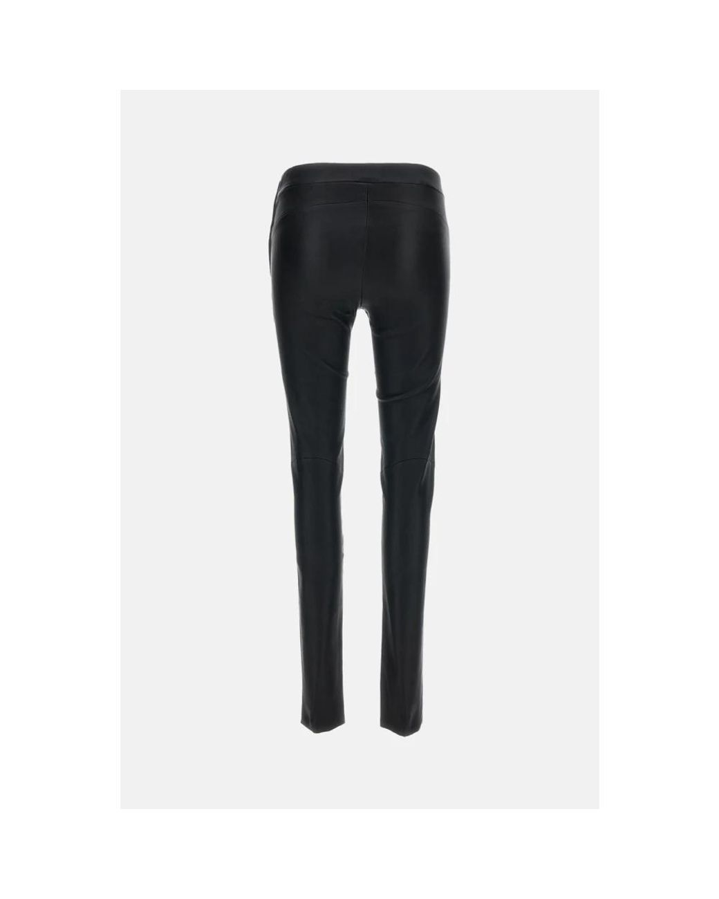 Arma Black Leather Trousers