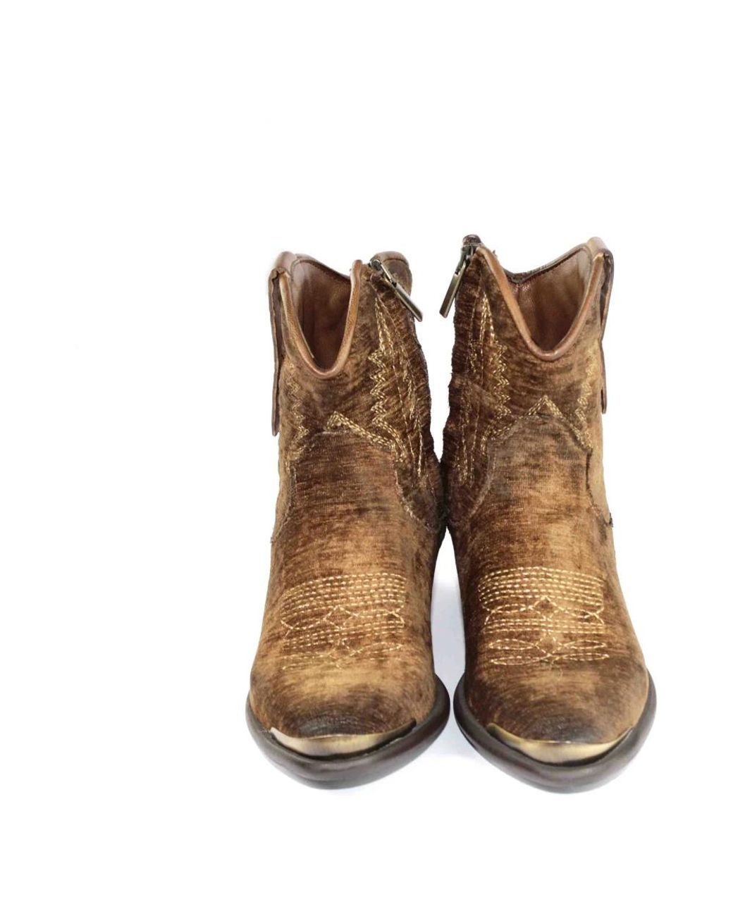 Zoe Brown Cowboy & Biker Boots