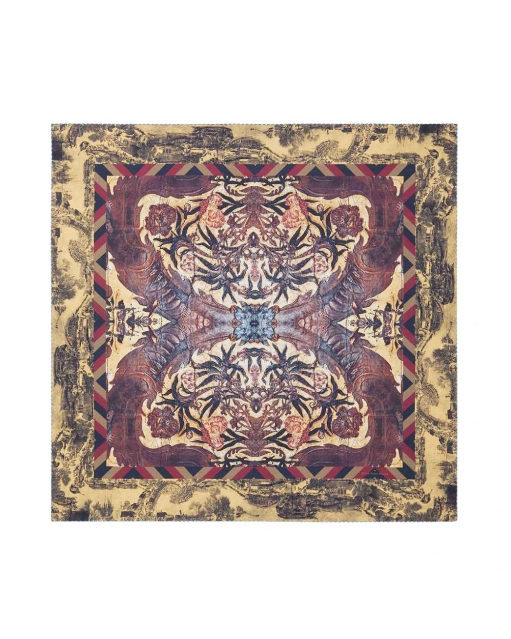 Pierre Louis Mascia Purple Silky Scarves