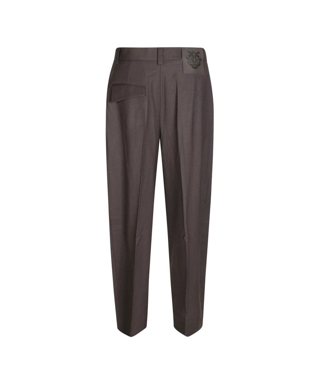 Pinko Gray Straight Trousers