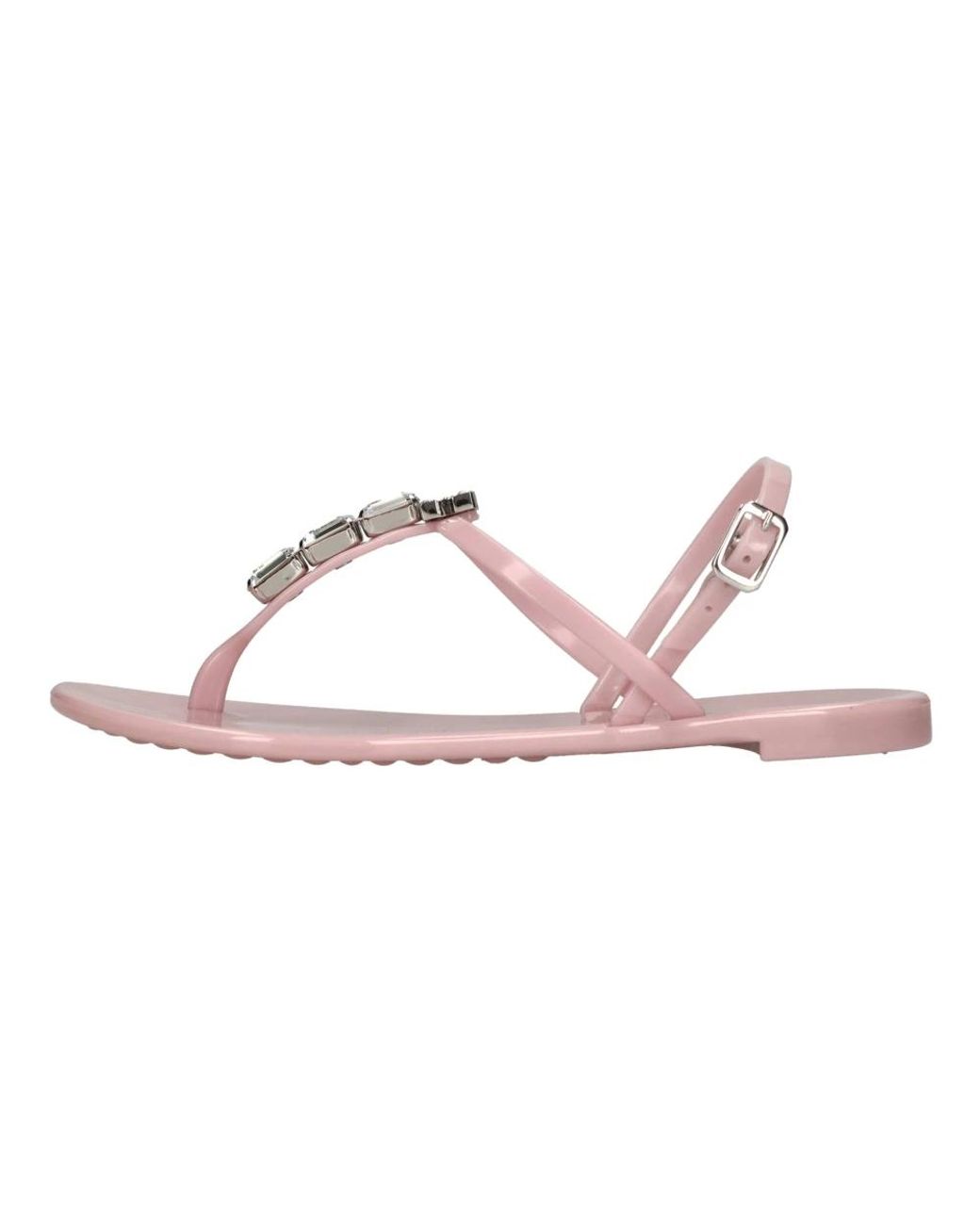 Flat Sandals Casadei en coloris Pink