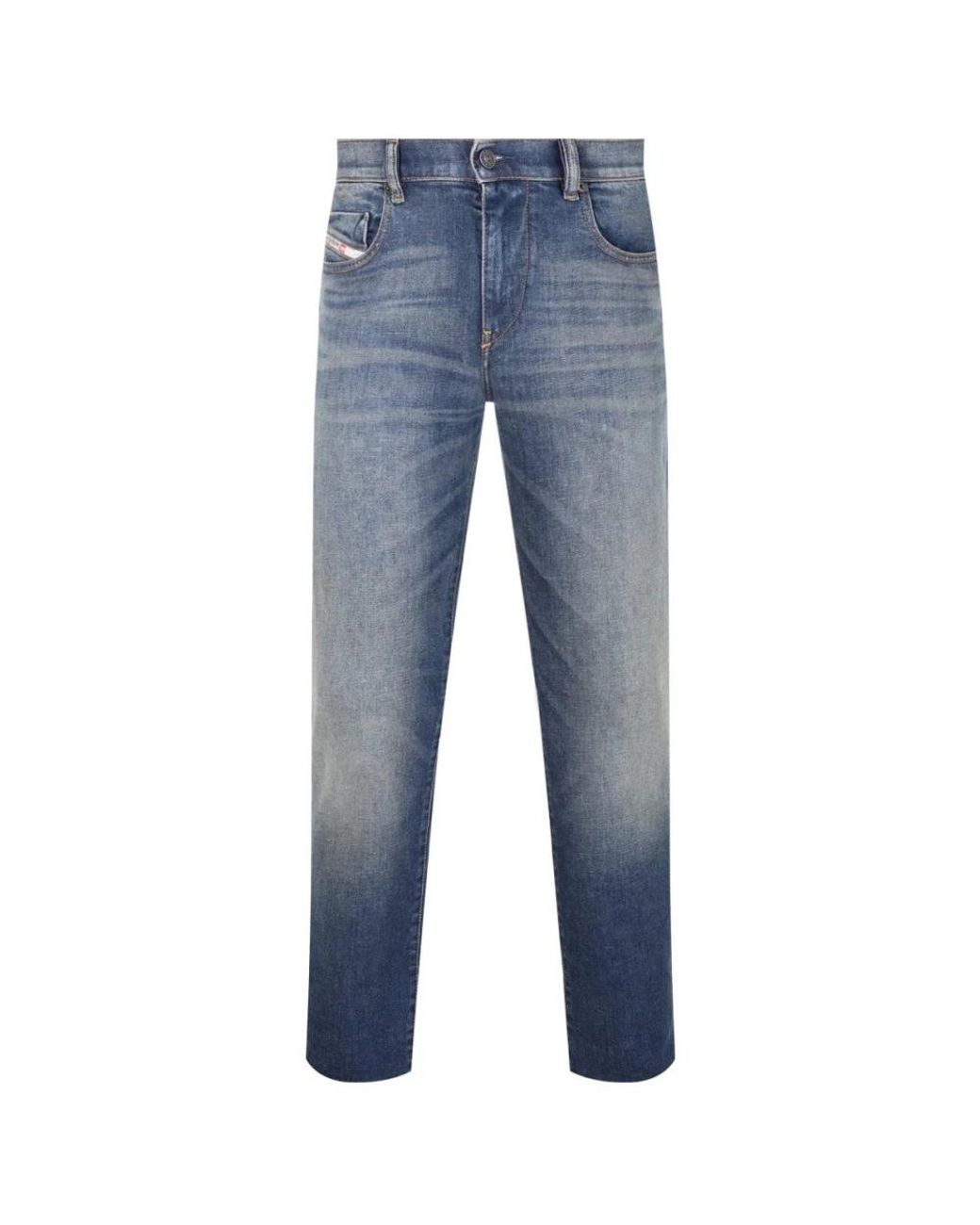 DIESEL Blue Slim Fit Jeans for men