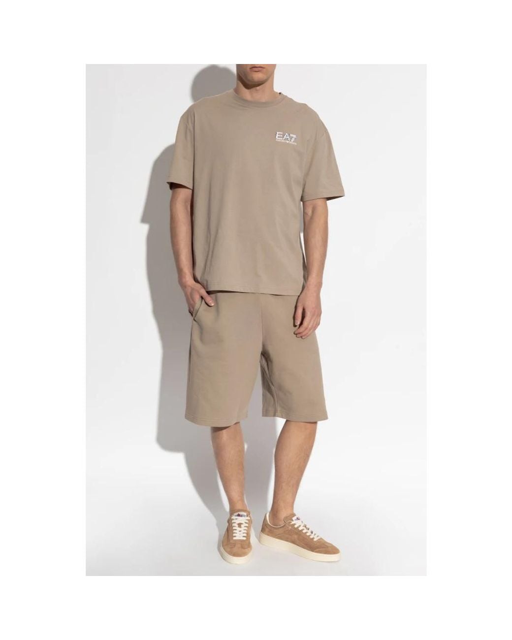 Casual Shorts EA7 de hombre de color Natural