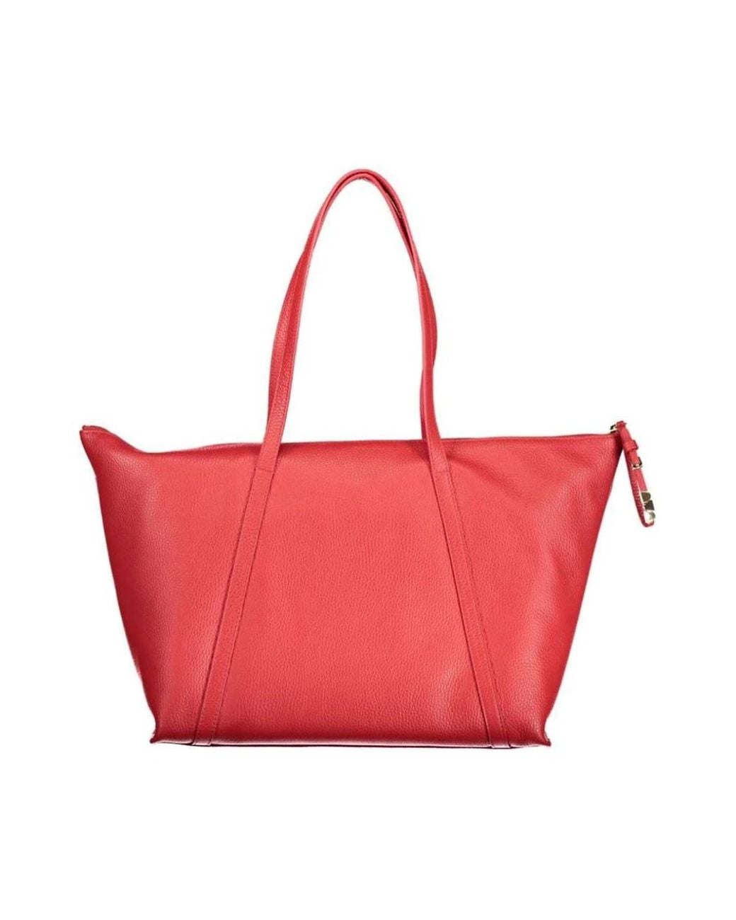 Coccinelle Red Shopping Bags