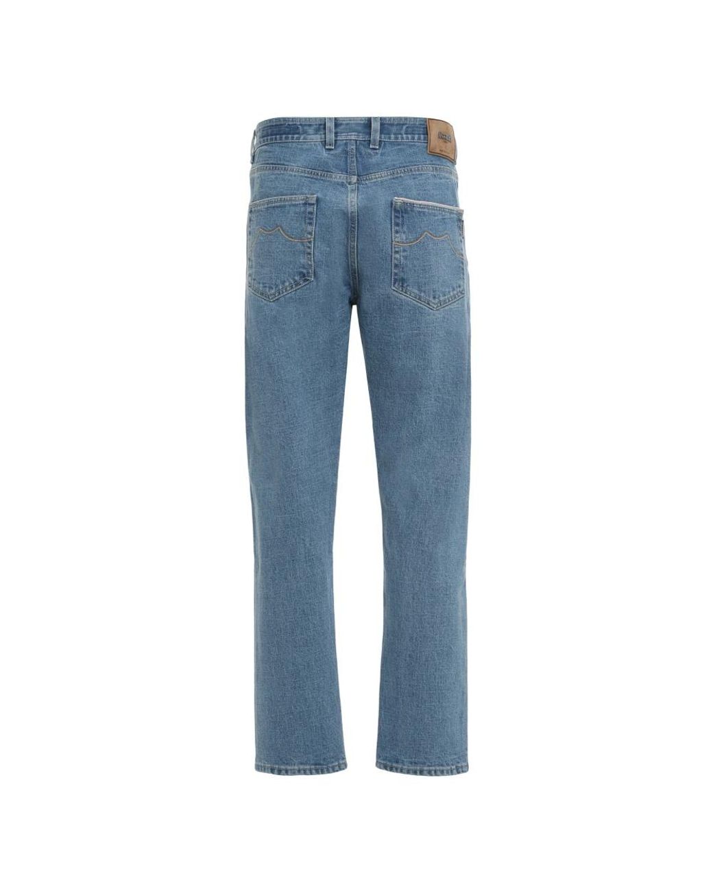 Moorer Blue Straight Jeans for men