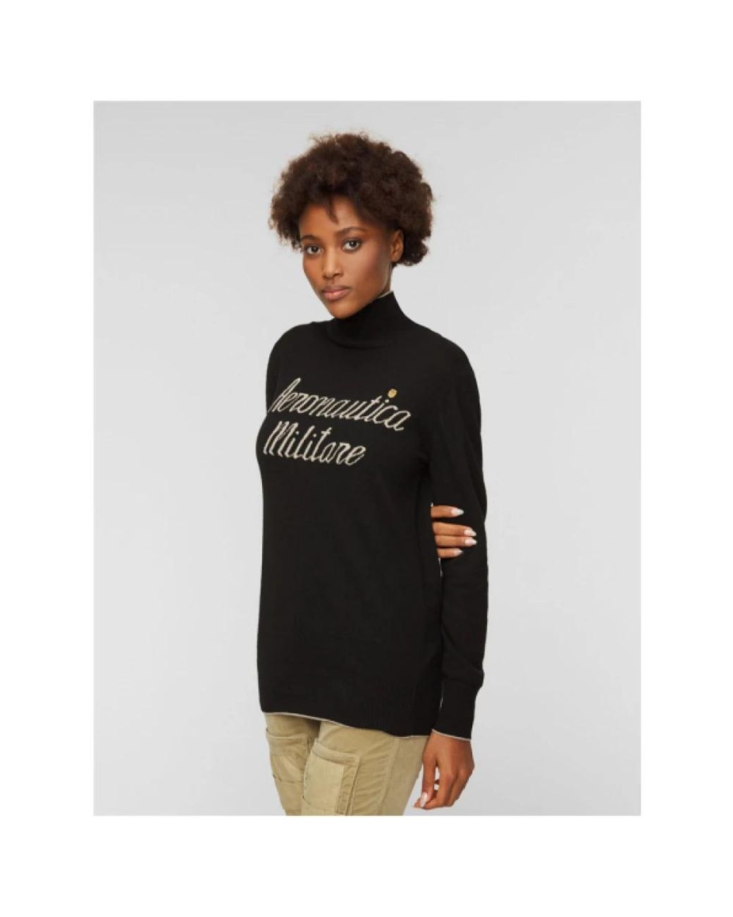 Aeronautica Militare Black Turtlenecks
