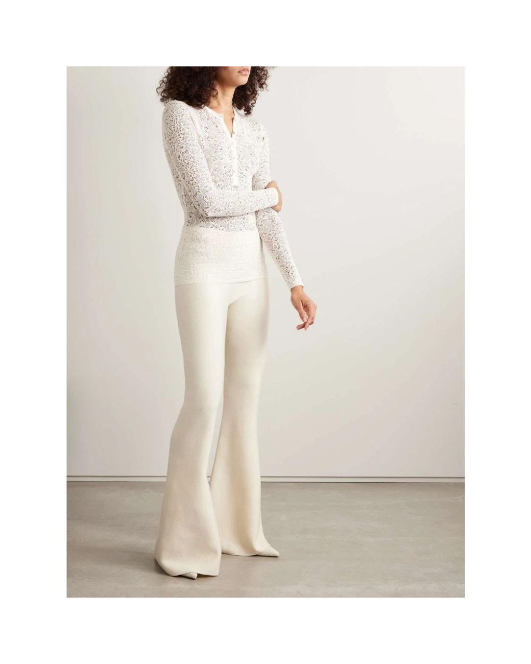 Gabriela Hearst Natural Wide Trousers