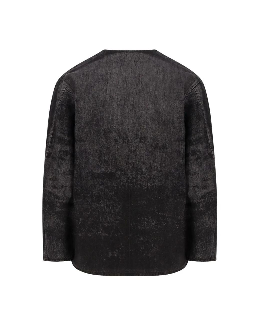 DIESEL Black Back Denim Jacket for men