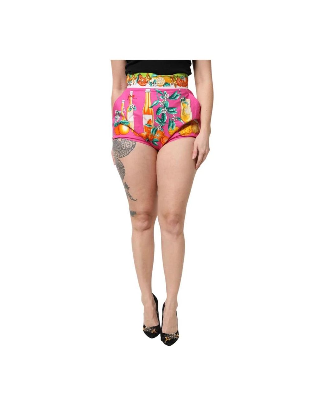 Dolce & Gabbana Pink Short Shorts