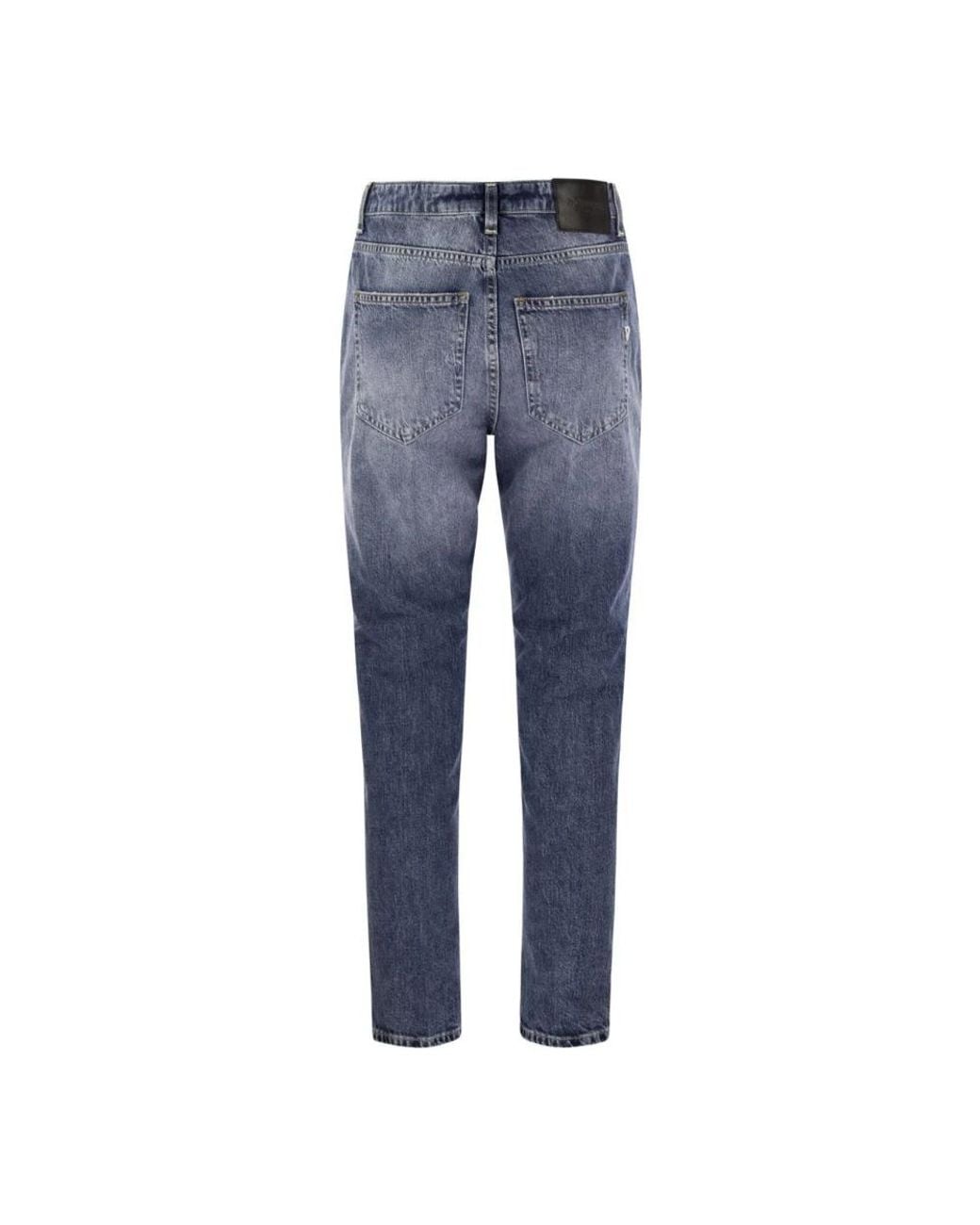 Dondup Blue Straight Fit Jeans