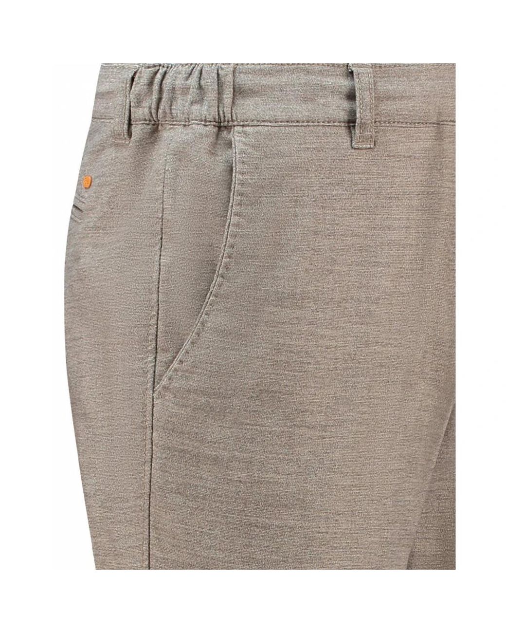 North84 Gray Slim-Fit Trousers for men