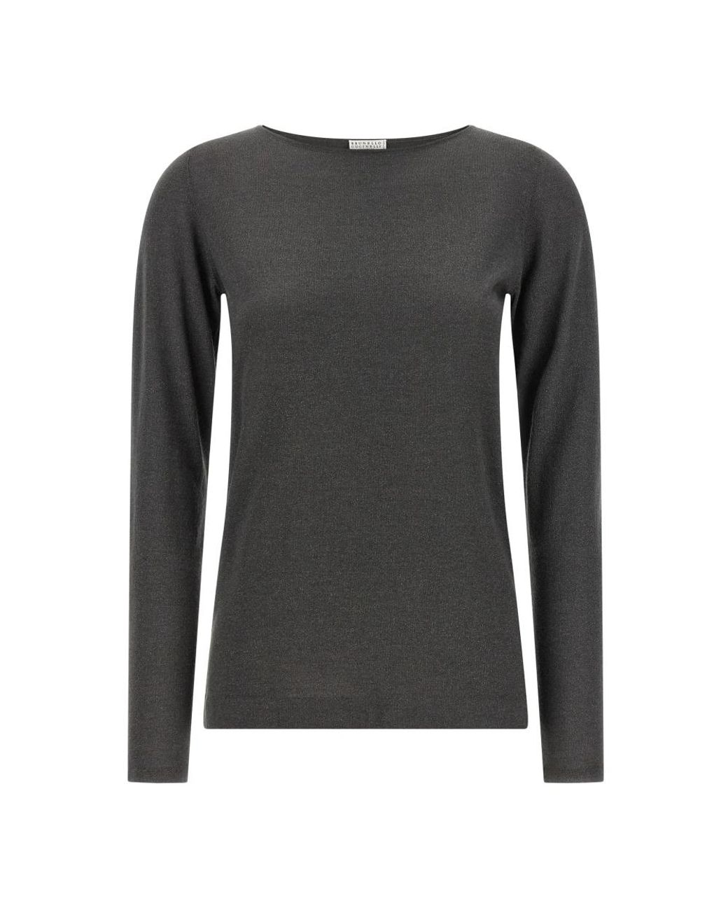 Brunello Cucinelli Gray Cashmere Knitwear